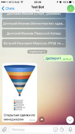 Чат-бот в Telegram для Microsoft CRM
